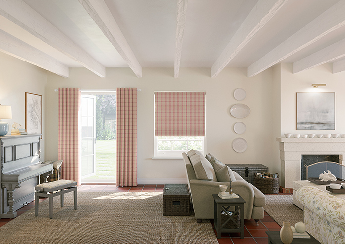 Applecross, Cranberry - Made to Measure Curtains - Image 13